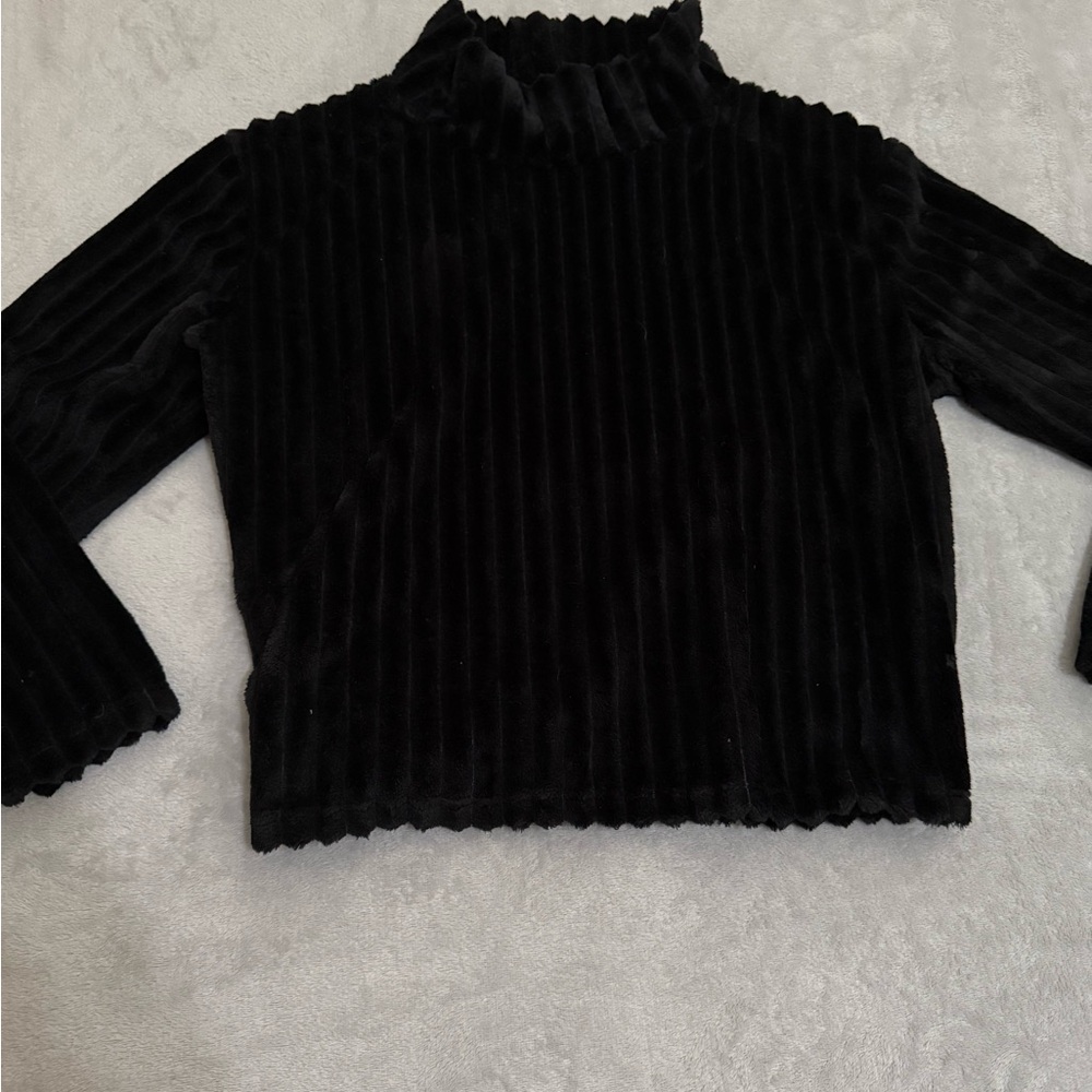 Black Ribbed Sweater